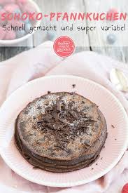 Einfache Schnelle Schoko Pfannkuchen Backen Macht Glucklich Rezept Backen Macht Glucklich Lebensmittel Essen Schoko