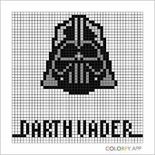 Darth Vader Star Wars Pixel Art By Endomich Vader