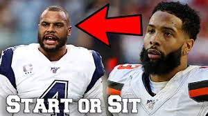 Check out fantasydata's fantasy football rankings to help you dominate your league. Start And Sit These Players To Win Your Week 1 2020 Nfl Fantasy Football Matchup Youtube