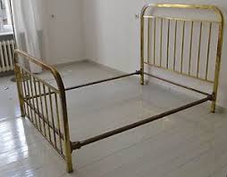Altes Messing Bett Art Deco Bauhaus Doppelbett Toddler Bed Bed Home Decor