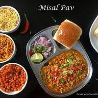 Misal and usal are the favorite street food of maharashtra, and anyone who add onion and curry leaves and fry until onion turns slightly browned. Misal Pav Without Onion Recipes Tasty Query
