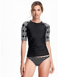 Short Sleeve Rashguard For Women Old Navy Swim Shirts For Women Vacation Outfits Women Swim Shirt For Women