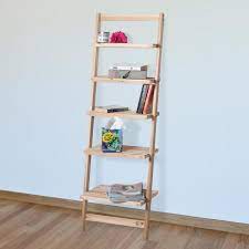Check spelling or type a new query. Lavish Home 51 32 In Natural Wood 5 Shelf Ladder Bookcase With Unfinished Wood W050036 The Home Depot