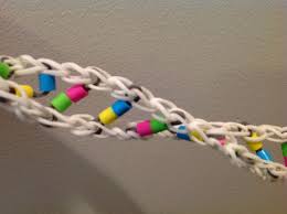 Diy Dna Rainbowloom Perler Made By Icreate Learn About The Spiral Structure Of Dna By Building Your Own Model Dna Model Project Dna Project Dna Artwork
