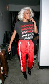 Teyana taylor celebrity dresses celebrity style my black is beautiful beautiful pictures look fashion. Shop Nyfwss18 Teyanataylor Jacket Outfit Pants On Seenit 41844