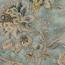 Shop floral fabric at onlinefabricstore. P Kaufmann Vintage Har 002 Robins Egg Floral Print Upholstery And Drapery Fabric Decorativefabricsdirect Com
