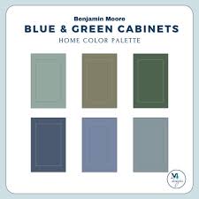 Blue Green Cabinet Color Palette For