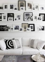Fotowand Fotoleisten Bilderwand Bilderleisten Schwarz Weiss Fotowand Ideen Wand Dekorieren Dekoration Wohnung