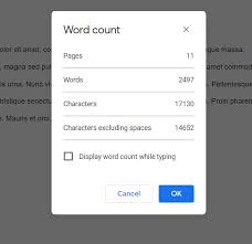 Unless you select a section of the document, word count applies to everything except headers, footers, and footnotes. How To Check Word Count In Google Docs Live2tech