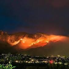 Fire In The Catalina Mountains Tucson Az Landscape Photography Arizona Natural Landmarks