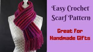 Free Crochet Scarf Pattern Very Easy To Make For Beginners