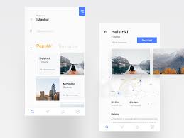 Travel Booking App Booking App Ebook Design App Wireframe