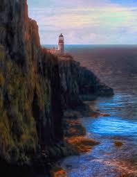 It was designed by david alan stevenson and was first lit on 1 november 1909. Neist Point Lighthouse Painting By Michael Pickett
