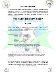 Aviso importante academia conade beisbol fecha ciudad de mex. Rol De Juegos Del Torneo De Futbol Center Chilpancingo Facebook