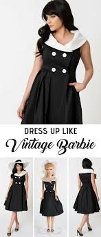 Black After Five Dresses Totally Obsessed With These Reproductions Of Barbie Dresses This One Is Called After Five Or Women Dresses Classy Spring Dresses Women Casual Work Dresses