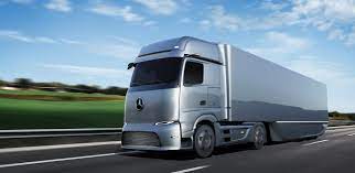 Long lorry with open roof. Mercedes Benz Unveils Eactros Longhaul Electric Truck And Concept Fuel Cell Truck Electrek