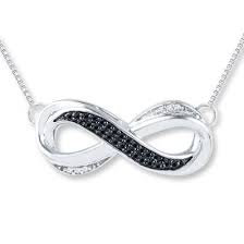 Black And White Diamond Intertwining Infinity Necklace Earrings And Bracelet Diamond Infinity Necklace 1 10 Cttw Black White Sterling Silver Infinity Jewelry Diamond Infinity Necklace Diamond Infinity