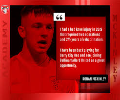 Ronan McKinley moves to Ballinamallard United