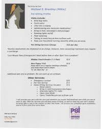 A cat owner needs someone to check in, clean the litter box and put. Pet Sitting Profile With Psi Logo 30001