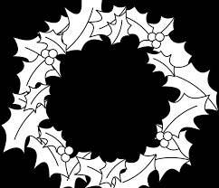 Maybe you would like to learn more about one of these? Download Black And White Christmas Wreath Clipart 9 Christmas Wreath Clip Art Full Size Png Image Pngkit