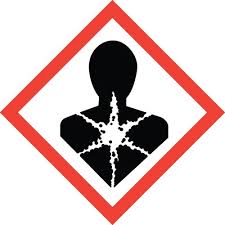 Print Hazard Symbol Pictogram Health Hazard Symbol