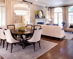 15 Stunning Round Dining Room Tables Home Design Lover Living Room Dining Room Combo Round Dining Room Dining Room Combo