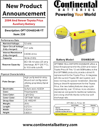 Document Library Continental Batteries