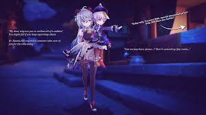 Genshin impact qiqi , genshin impact wallpaper, genshin impact fanart. K L E E S Qiqi S Everyday Life Ganyu Takes Qiqi To Liyue Marketplace Genshin Impact