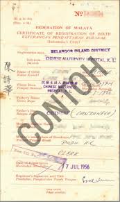 Sijil warganegara jika ada 5. Gambar Dari Bertulisan Tangan Hingga Bertaip Ini Evolusi Sijil Kelahiran Dari Tahun 1955 Hingga Kini
