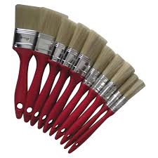 ● il faut frotter au chiffon entre chaque. Lot De 10 Pinceaux Plats Toute Surface Leroy Merlin