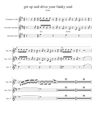 Get Up And Drive Your Funky Soul Sheet Music For Trumpet