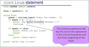 The python continue statement is another one to control the flow of loops. Python Tutorial Control Statements Loops And Control Statements Continue Break And Pass In Python By Microsoft Award Mvp Learn Python Python Programming Learn In 30sec Wikitechy