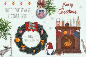 Hygge Christmas Bundle Vector Png Graphic By Komanna Art Creative Fabrica