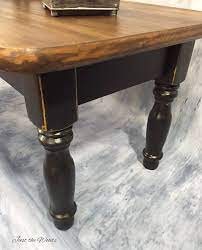 The table doesn't get a ton of heavy use, although i've since applied two. Black Stain Wood Grain Coffee Table Makeover By Just The Woods Coffee Table Makeover Coffee Table Redo Painted Coffee Tables