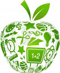 Back To School Apple With Education Icons Education Icon Back To School Education Clipart
