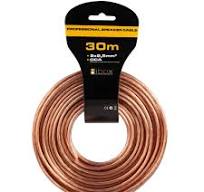 Hangszórókábel 30 m Libox®, professzionális, CCA, OFC, audio, átmérő 2x2,5  mm, átlátszó
