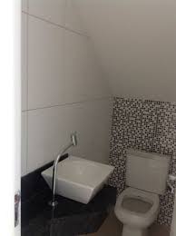 Decoracao Preta E Branca Banheiro Debaixo Da Escada Lavabo Pequeno Decoracao Banheiro Pequeno