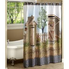 Children especially make good use of outdoor restrooms, as they don't like to interrupt their play to go inside the house to the bathroom. Outhouse Bathroom Decor Target