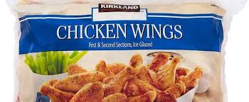 Place the baking powder coated frozen wings on the baking rack and bake for 80 minutes, or until the internal temperature of the wings is 165 degrees. Costco 10 Pound Bag Of Wings Popsugar Family
