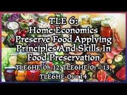 Tle 6 H E Preserve Food Applying Principles And Skills In Food Preservation Youtube In 2020 Preserving Food Home Economics Food