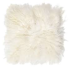 Coussin Galette De Chaise 40x40 Cm Fourrure D Agneau Blanche Broste Housse De Coussin 40x40 Coussin Coussin Canape