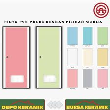J ika artikel sebelumnya membahas tentang plafon pvc, artikel kali ini akan menampilkan daftar harga pintu pvc kamar mandi. Pintu Kamar Mandi Pvc Polos Dengan Pilihan Warna Shopee Indonesia