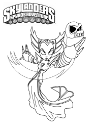 Skylanders Coloring Page Hex Coloring Pages Coloring Books Skylanders