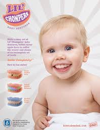 Bad Product Idea #3: Lil' Chompers Baby Dentures