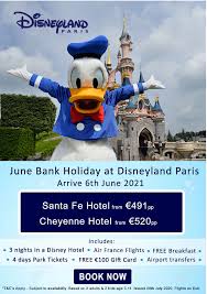 With a $400 disney giftcard in your pocket that can help ease the burden of the ever rising cost of visiting the disney theme parks. Disneyland Paris June 2021 Bank Tully S Travel Carlow Facebook