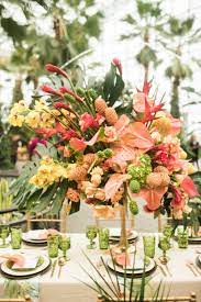 The most common tropical flowers wedding material is metal. Colourful Tropical Wedding Inspiration Elegantwedding Ca Wedding Flowers Cost Tropical Wedding Centerpieces Bright Wedding Flowers