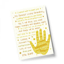 What are you supposed to get your grandma and grandpa who already have everything? Grandma To Be Baby Shower Gifts From The Bump Baby Poem Gifts