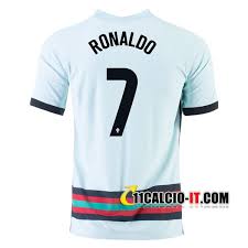 7, da bambino, taglia bambino, ragazzo, rosso, 6 anni collezione supporter completo maglia + pantaloncini portugal, n. Maglia Calcio Portogallo Ronaldo 7 Seconda 2020 2021