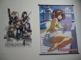 Megaman crew wall scroll poster anime cloth licensed new. 3 Anime Wall Scrolls A Poster And Other Anime Artwork 160050520