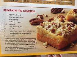 Pumpkin Pie Crunch Pumpkin Pie Crunch Duncan Hines Pumpkin Pie Crunch Recipe Pumpkin Crunch Cake